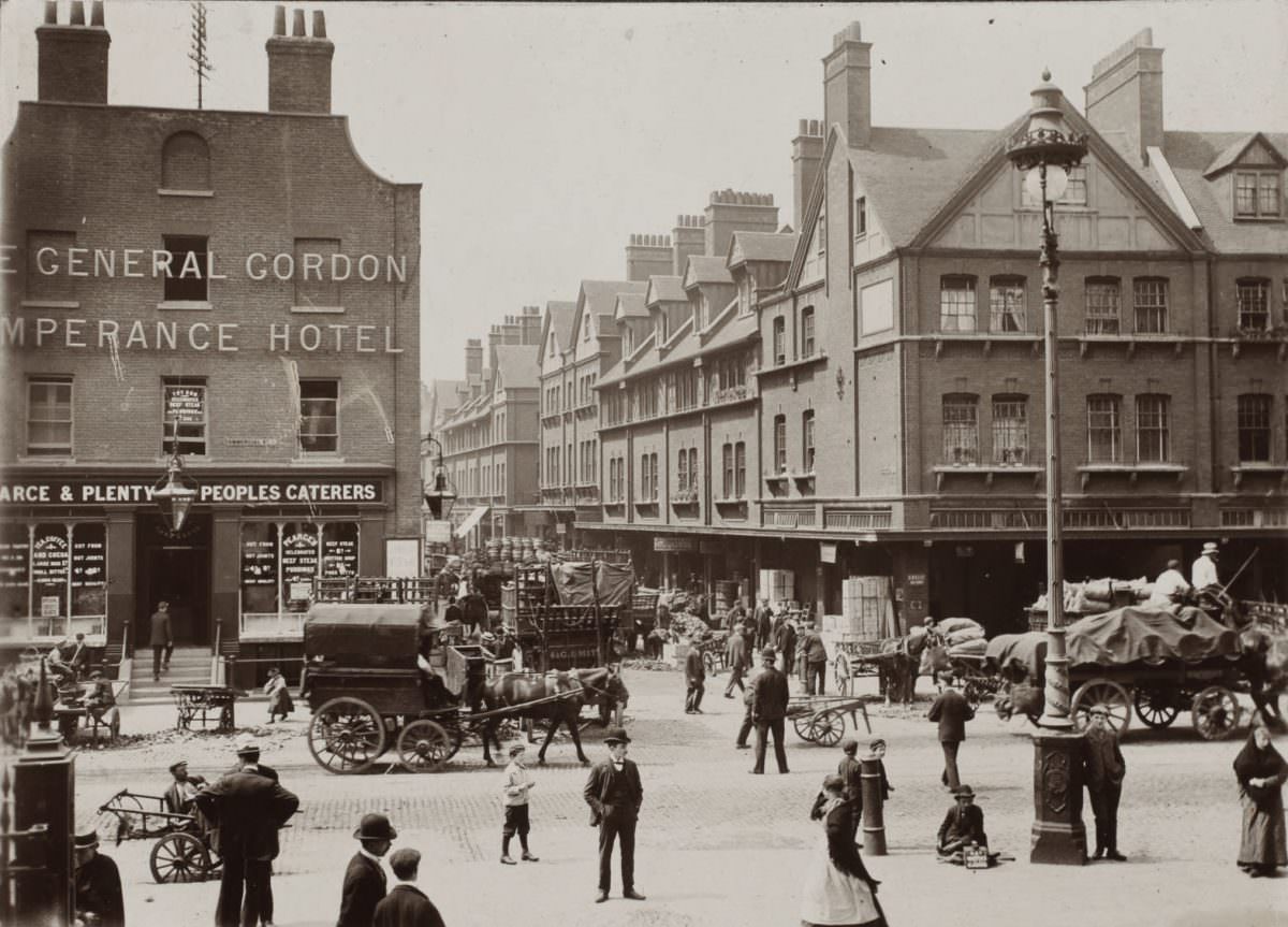#6 Spitalfields at the junction of Commercial Street and Brushfield Street.