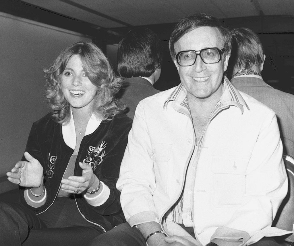 #5 Lynne Frederick with her husband Peter Sellers after their visit to Hawaii, 1979.