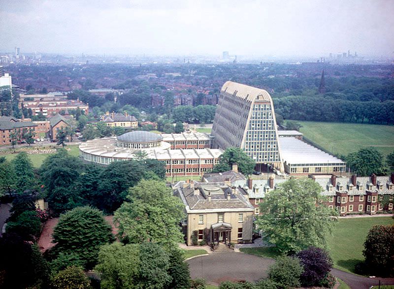 #1 Hollings Building from the tower of Owen’s Park student residences.
