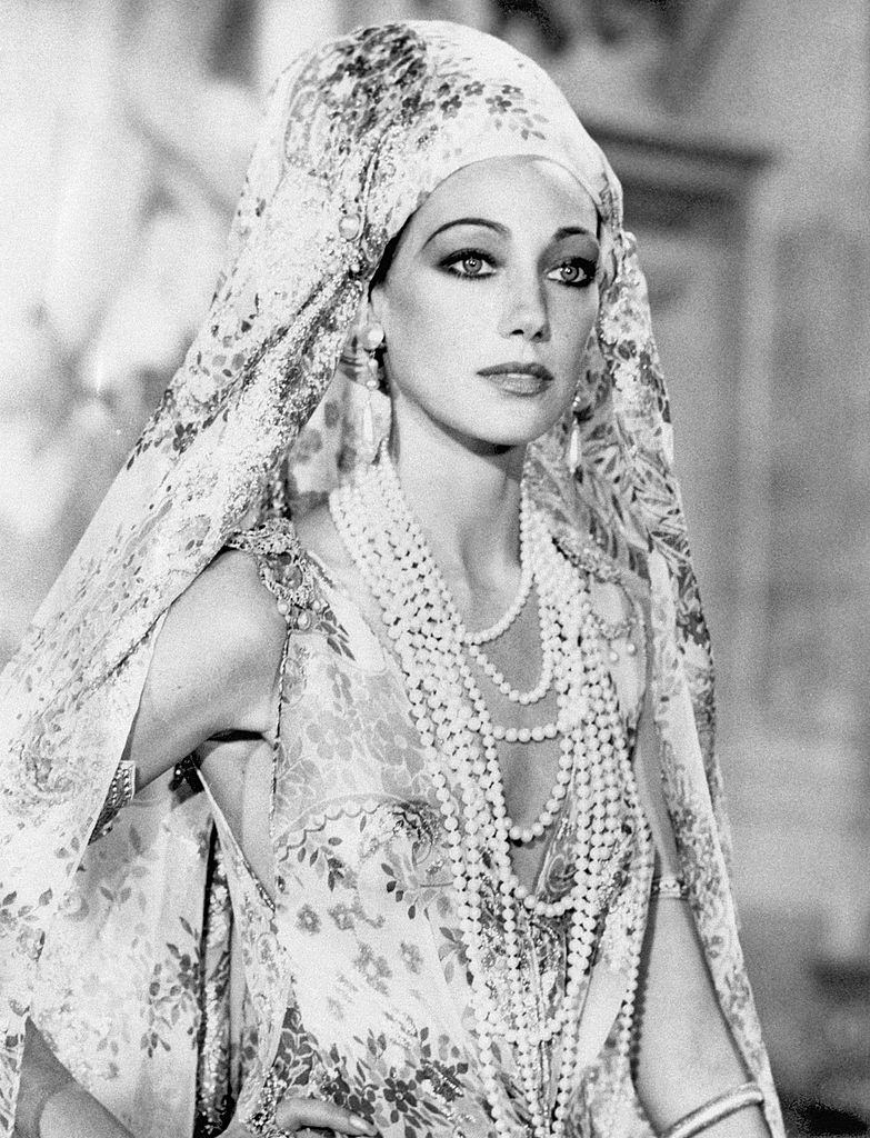 #34 Marisa Berenson acting the film The Rise and Rise of Casanova, 1977.