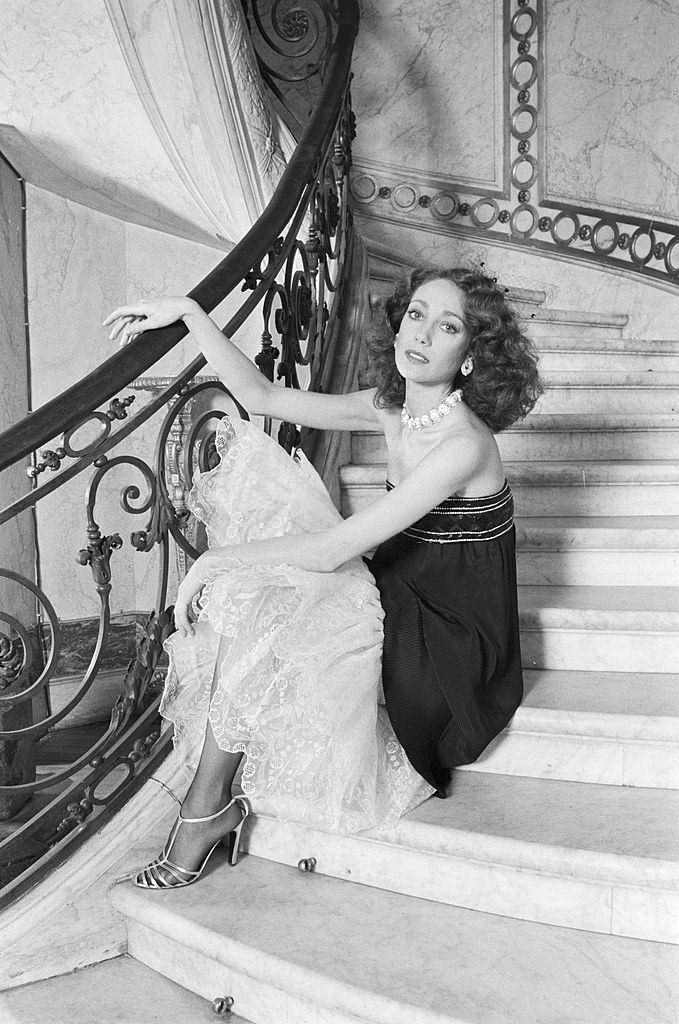 #3 Marisa Berenson at Musee Jacquemart-Andre or she will shoot his next film, ‘Desire’, 1980.
