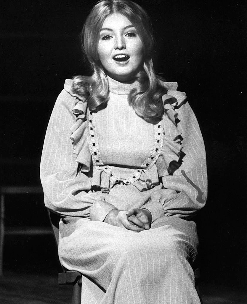 #30 Mary Hopkin sitting on the chair, 1969.