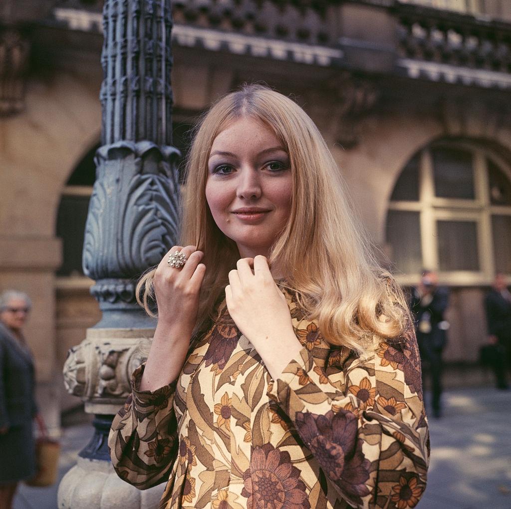 #39 Mary Hopkin in London after being chosen to represent Great Britain in the 1970 Eurovision Song Contest, 22nd September 1969.
