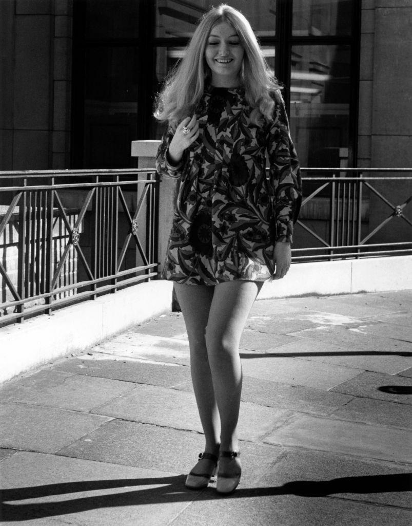#50 Portrait of Mary Hopkin in the street, 1970.