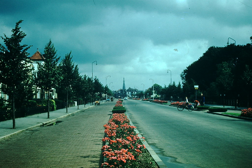 #24 Street Scene Leeuwarden, Netherlands, 1954