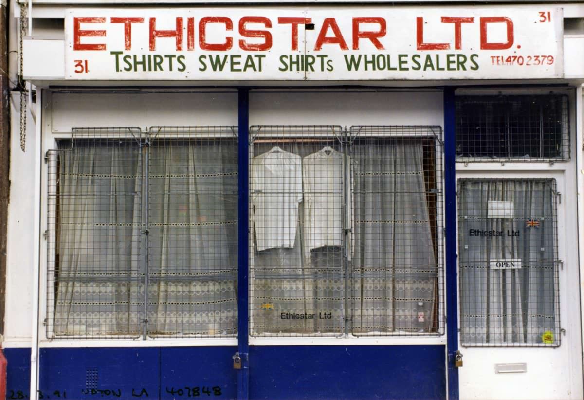 #13 Ethicstar, clothes, wholesale, Upton Lane, Upton, Newham, 1991