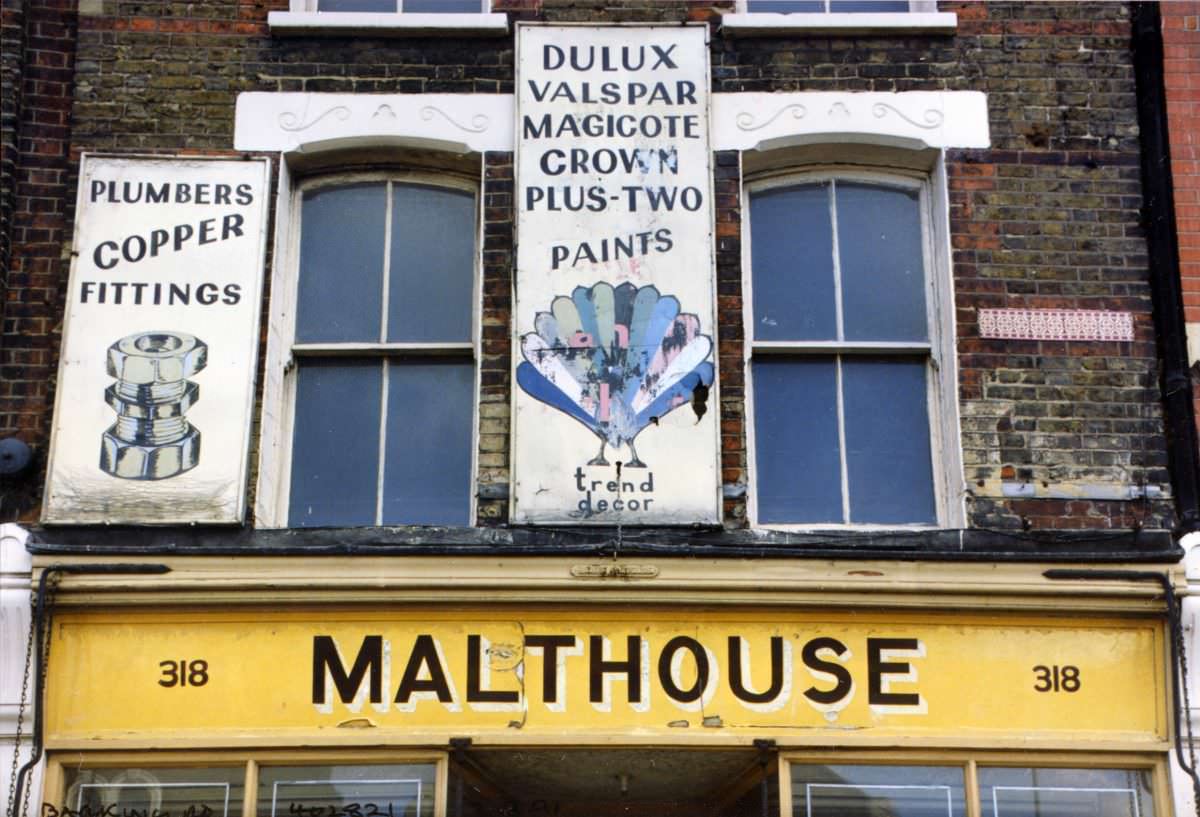 #21 Malthouse, Barking Road, Plaistow, Newham, 1991