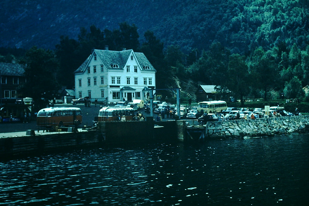 #12 Kinsarvik Waiting to Load, Norway, 1954