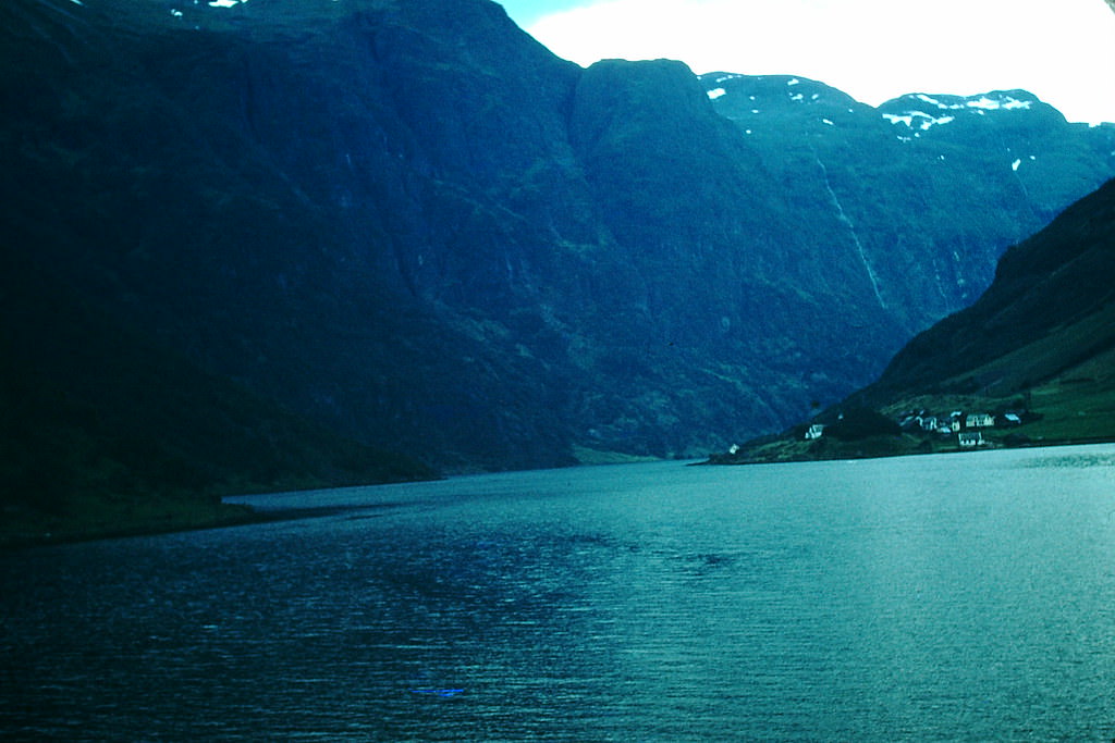 #19 Sognefjord- way to Gudvangen, Norway, 1954