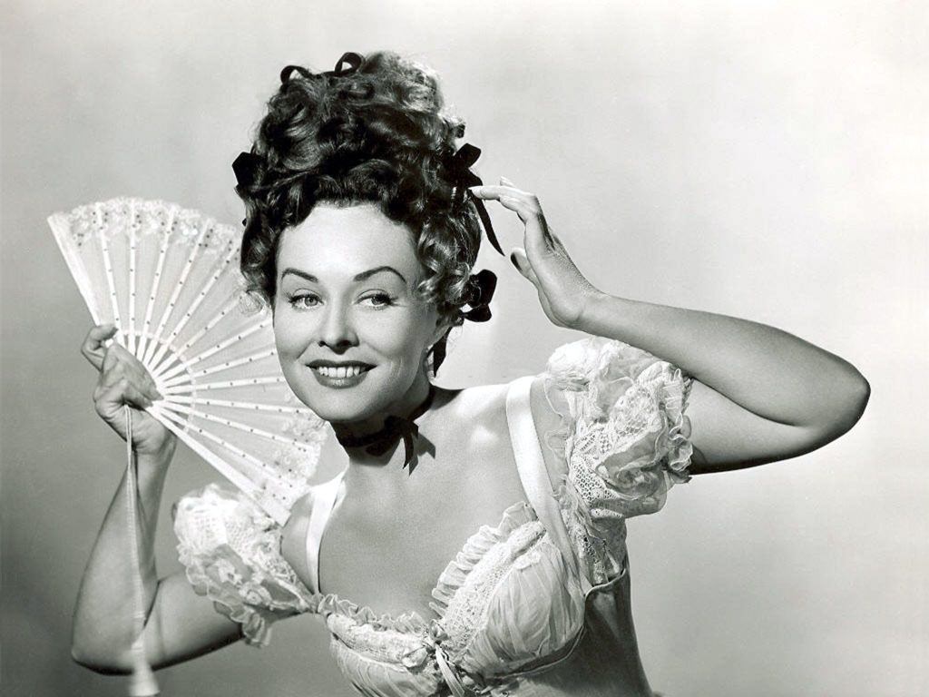 #35 Paulette Goddard in a scene from the movie “Kitty”, 1945.