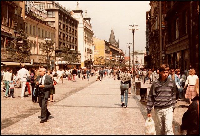 #36 Ná Príkope runs from the top of Václavské Námesti towards the Powder Tower