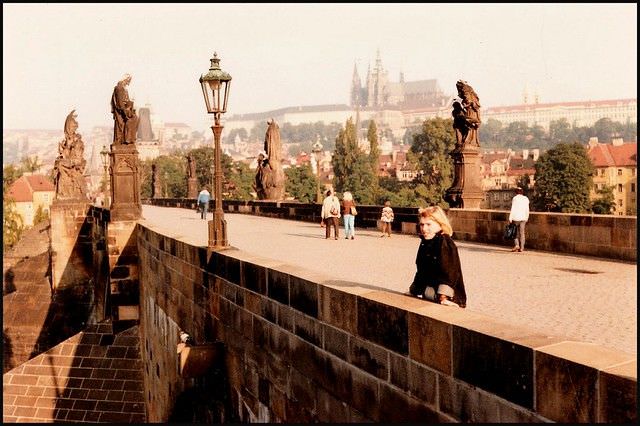 #47 The Charles Bridge as it was in the days before Prague was discovered by mass Western tourism
