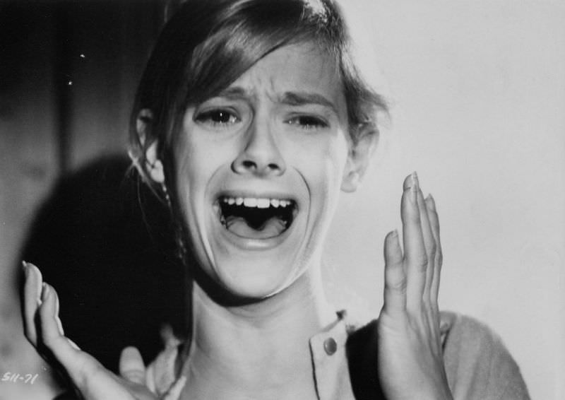 #48 Sondra Locke in a scene from the movie ‘Cover me Baby’, 1970.