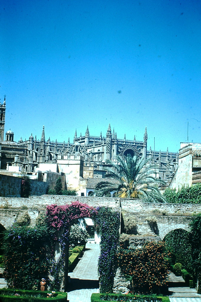 #33 Courtyard, Alcazar, Spain, 1954