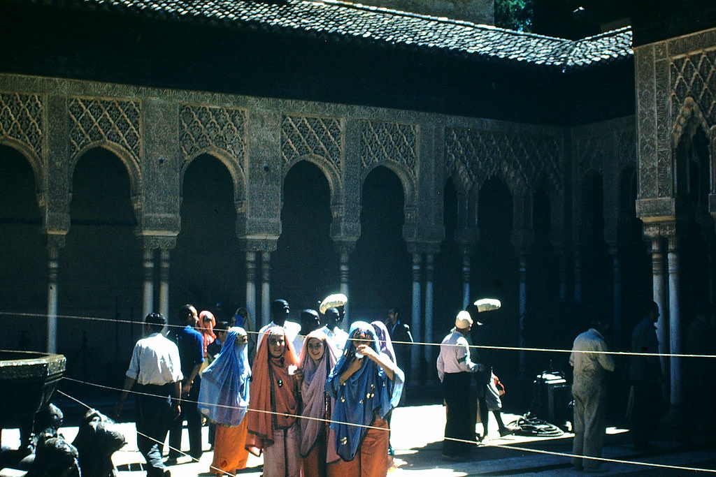 #40 Gypsy Girls in Alhambra- Granada, Spain, 1954
