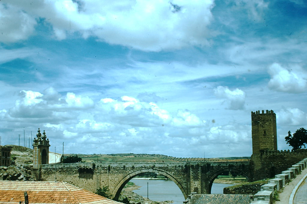 #62 Roman Bridge to Toledo, Spain, 1954