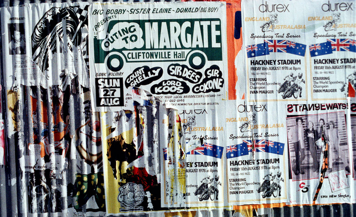 #25 Tinned up shop on Stoke Newington High Street 1978