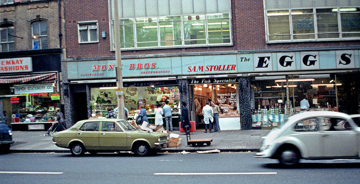 #26 Sam Stoller’s wet fish and The EGGS, Stamford Hill 1978