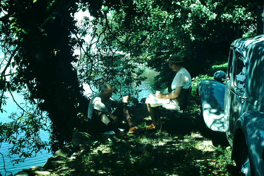 #46 Picnic on Zugersee, Switzerland, 1954