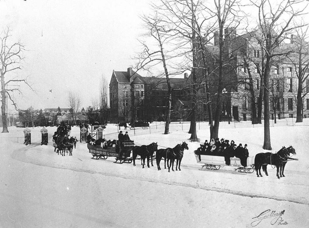 #9 Sleighing at Queen’s Park, 1906