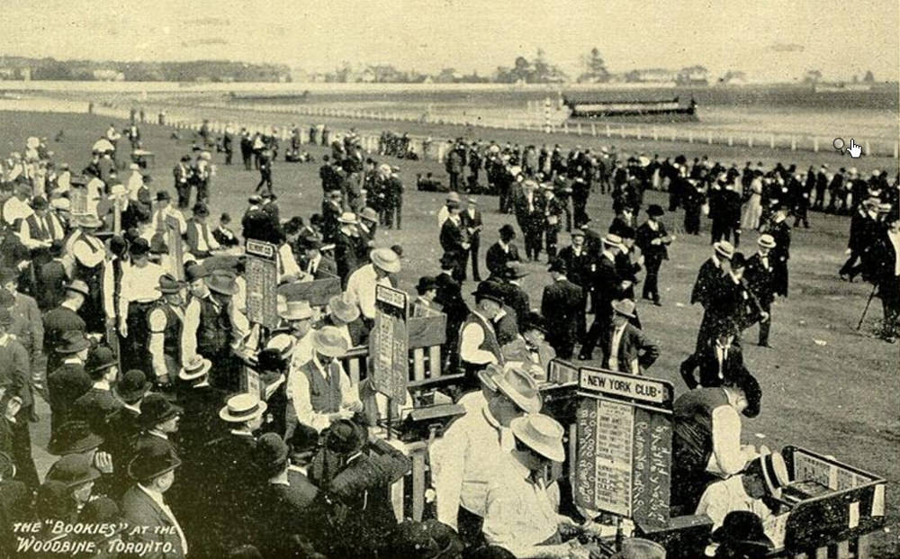 #26 Bookies at Woodbine Race Track (original), 1907