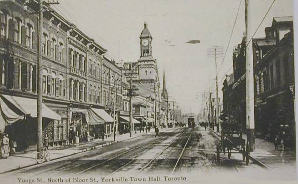 #33 Yonge north of Bloor, 1907