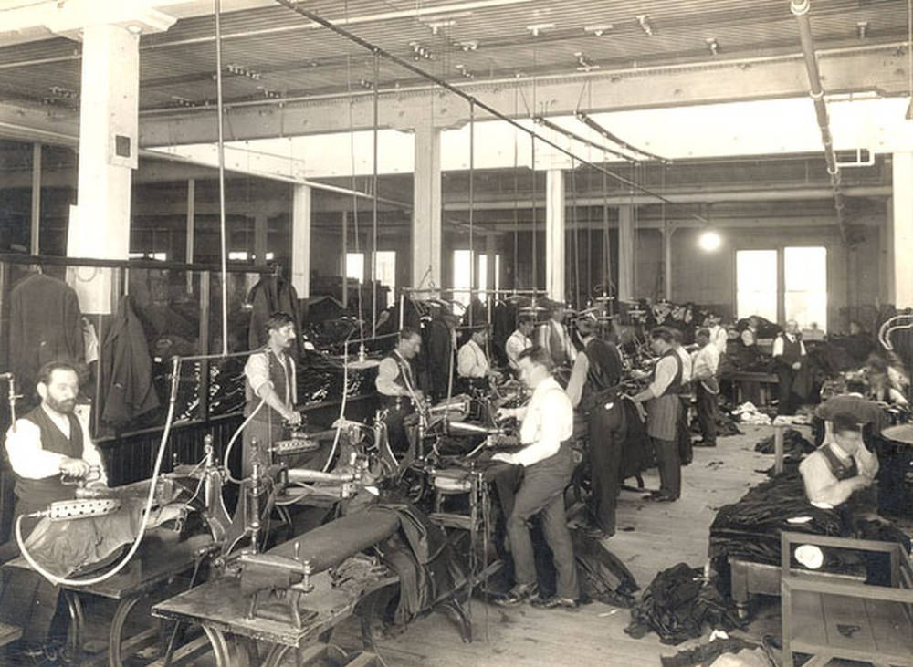 #6 Eaton’s factory interior, 1901