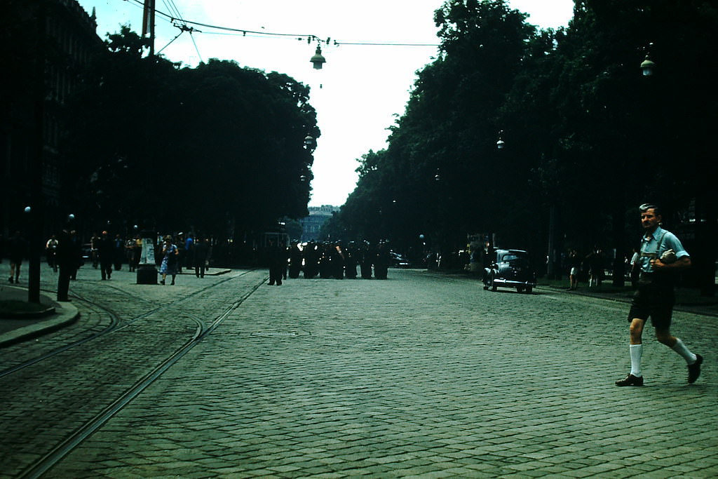 #37 Austrian Police Band and Police, Vienna, 1953