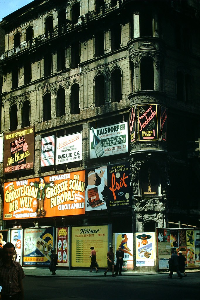#18 A Bomb Damaged building, Vienna, 1953