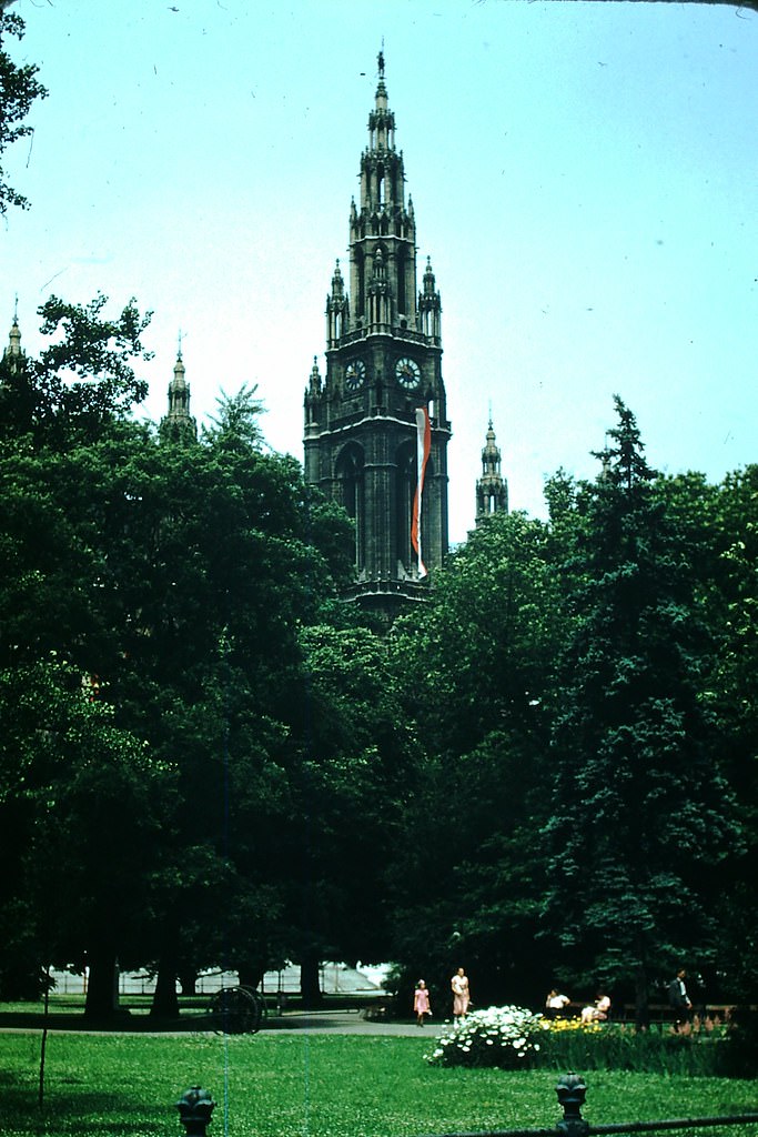 #12 City Hall and Park, Vienna, 1953