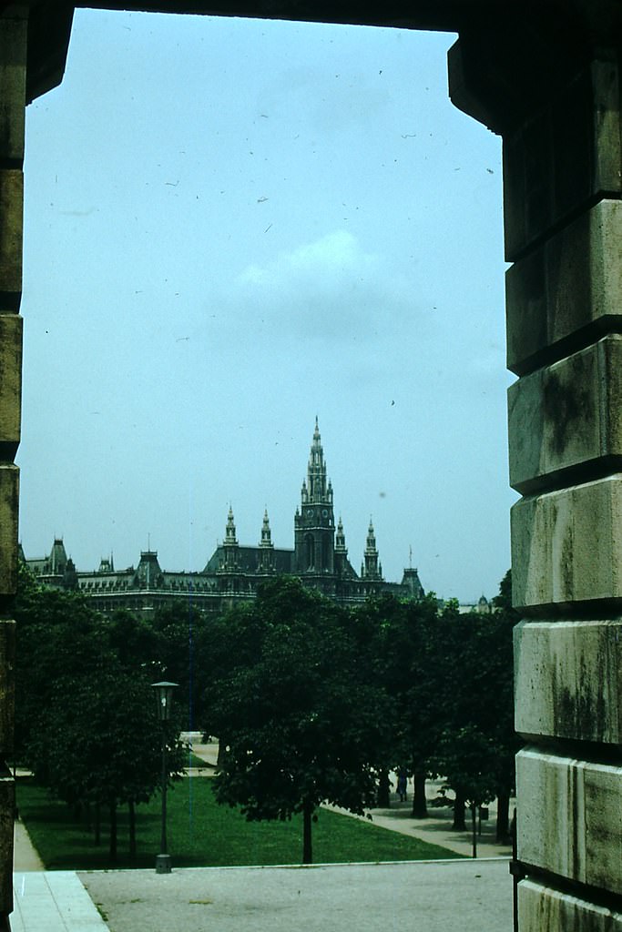 #13 City Hall from War memorial, Vienna, 1953