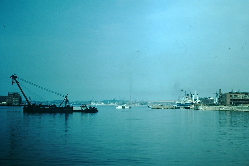 #18 Head of Kielfiord, Kiel, Germany, 1954.