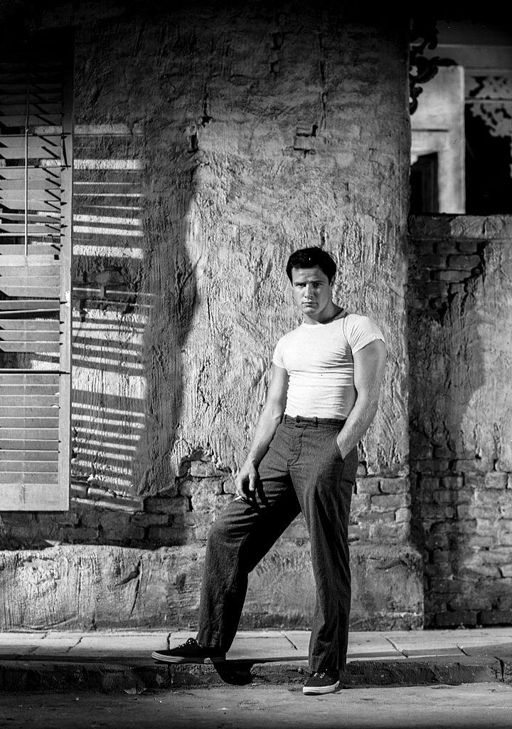 #52 Marlon Brandoas he appears in the film ‘A Streetcar Named Desire’, 1951.