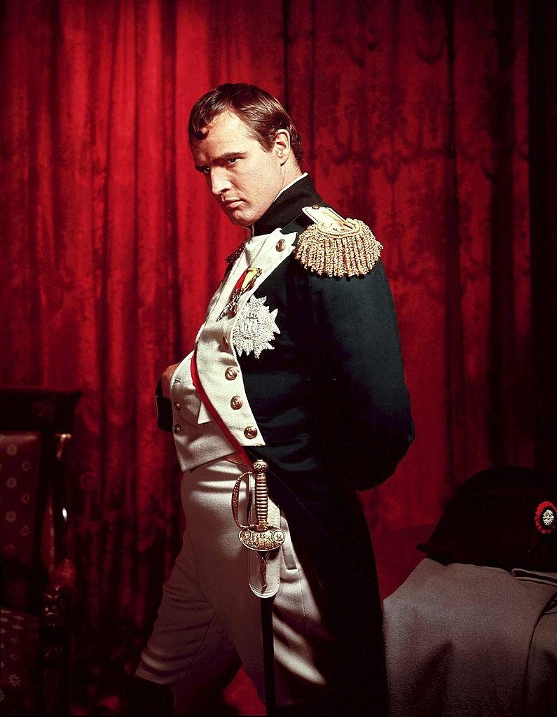 #72 Marlon Brando for the film ‘Desiree’, 1954.