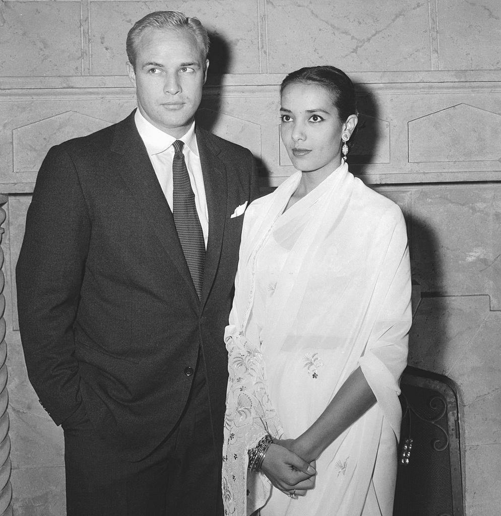 #44 Marlon Brando with Anna Kashfi, 1957.