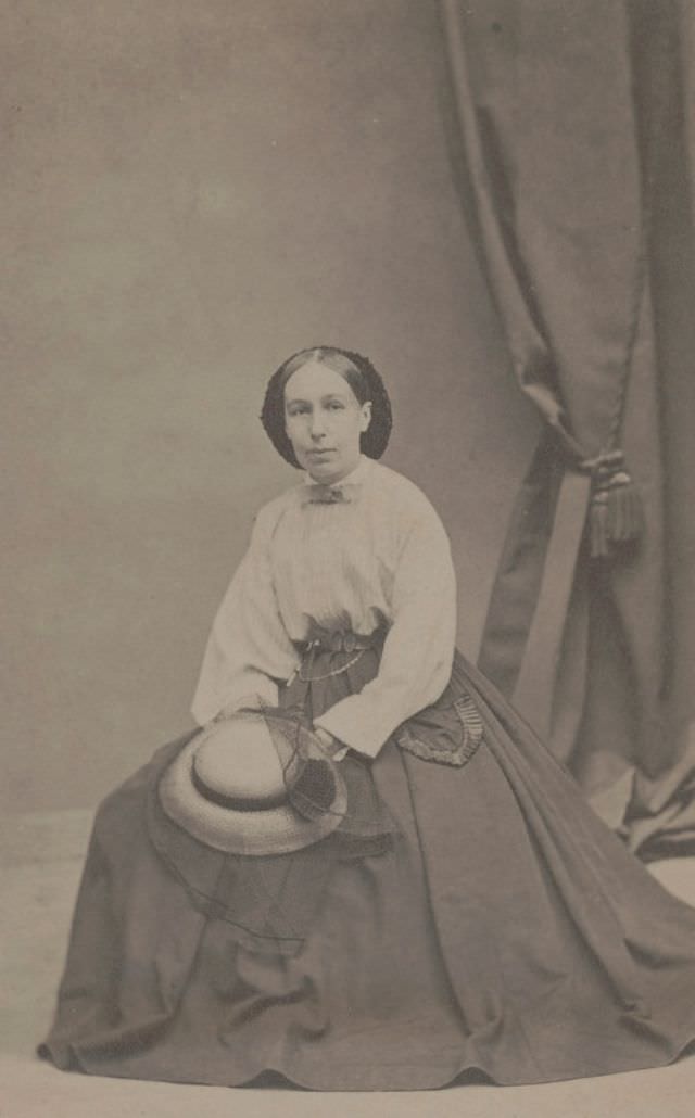 #23 Katharine Prescott Wormeley, Civil War relief worker, U.S. Sanitary Commission nurse, and director of Lovell Hospital, Portsmouth, Rhode Island