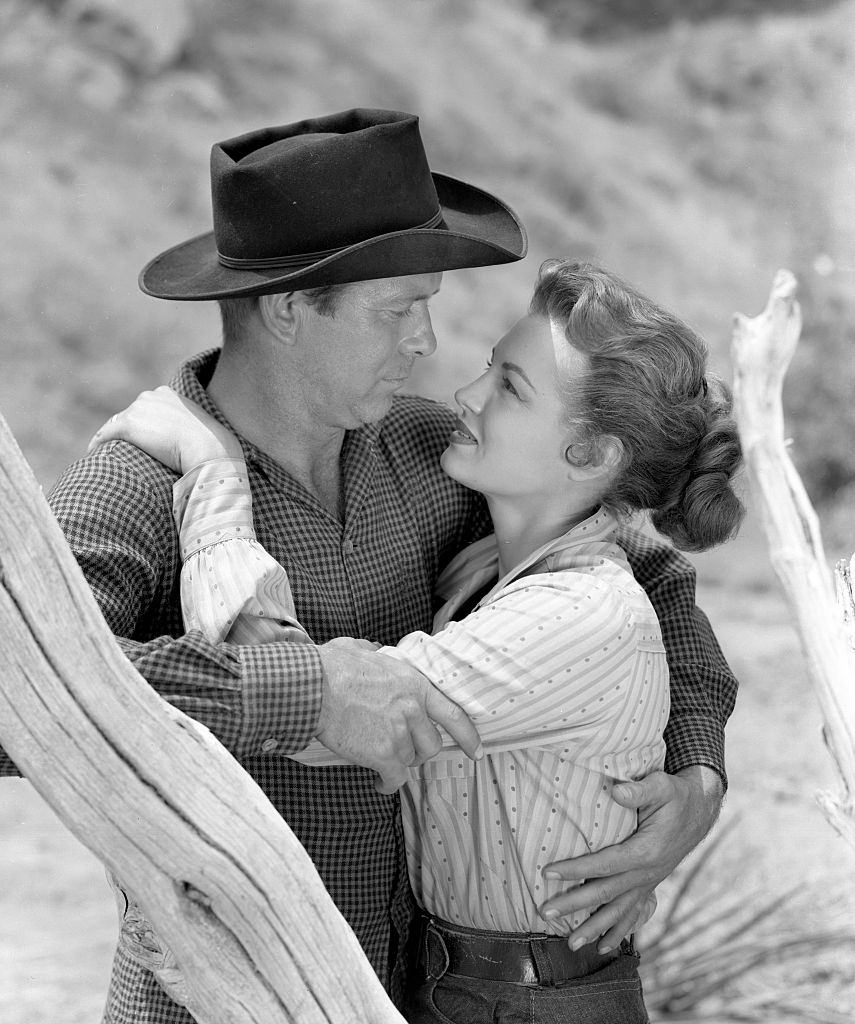 #34 Angie Dickinson with Gene Nelson in CBS ‘Schlitz Playhouse of Stars’, 1955.