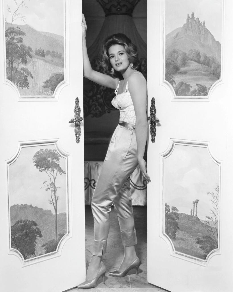 #72 Angie Dickinson as Lyda Kent in the film ‘Rome Adventure’, aka ‘Lovers Must Learn’, 1962.