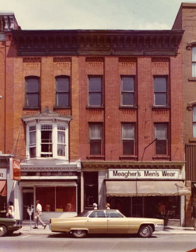 #1 Carmen’s Beauty Salon at 269 and Meagher’s Men’s Wear at 267 Front Street, Belleville
