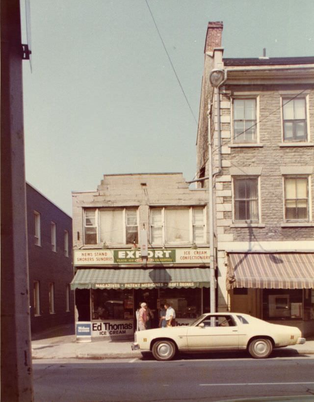 #12 Ed Thomas’s cigar store at 182 Front Street, Belleville, Ontario