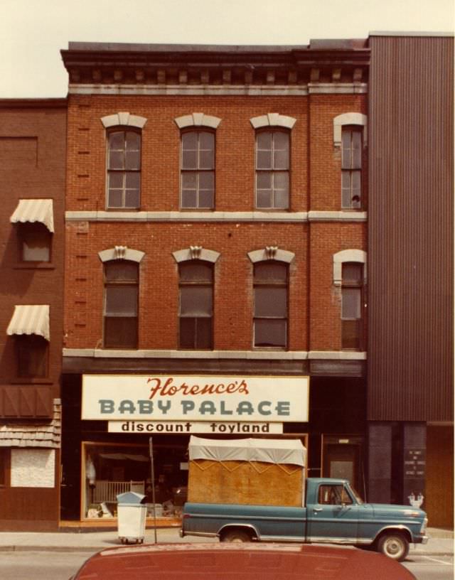 Florence’s Baby Palace store at 313 Front Street, Belleville