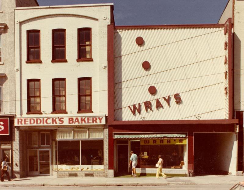 #3 Reddick’s Bakery at 304 and Wray’s at 306 Front Street, Belleville
