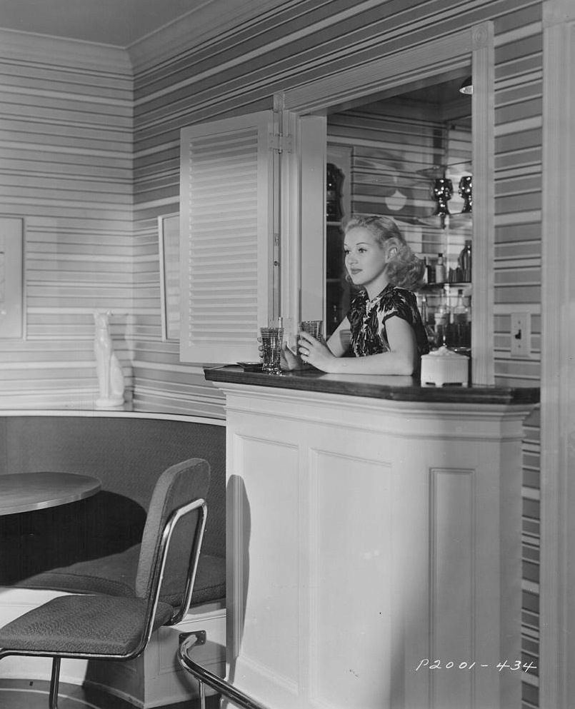 #21 Betty Grable, as she appears in the movie ‘Give Me a Sailor’, 1938.
