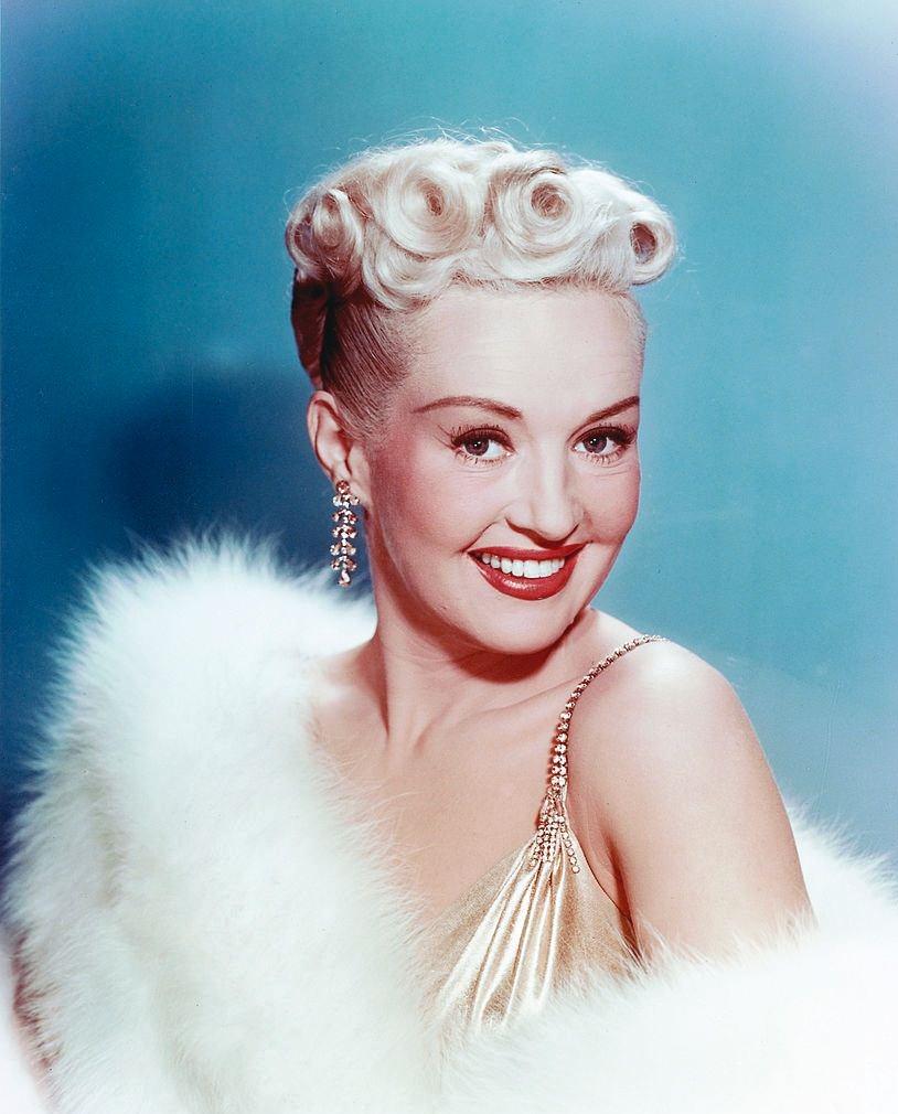#30 Betty Grable colorized photo, 1940.