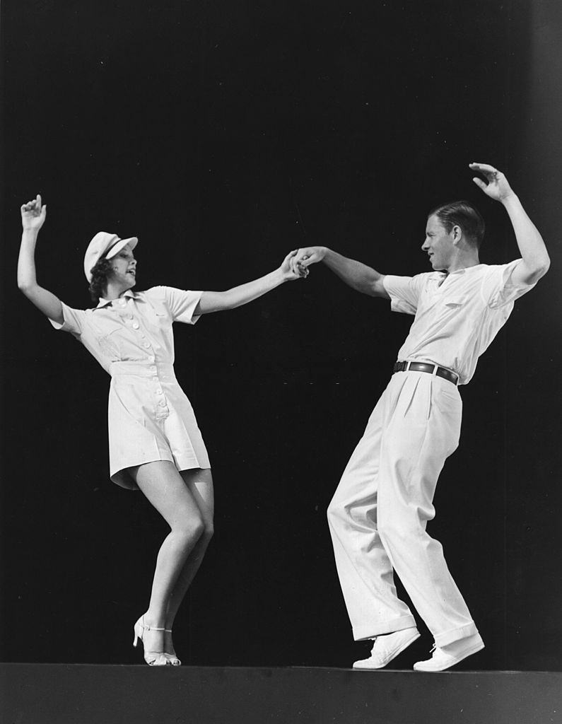 #71 Eleanor Powell and George Murphy dancing, 1938.