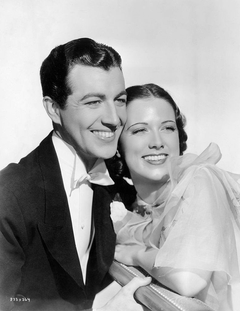 #10 Eleanor Powell with Robert Taylor in the movie ‘Broadway Melody of 1936’.