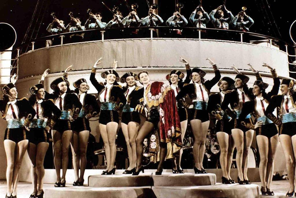 #57 Eleanor Powell with other dancers, 1940.