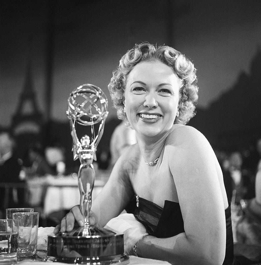 #65 Eleanor Powell with the award, 1951.