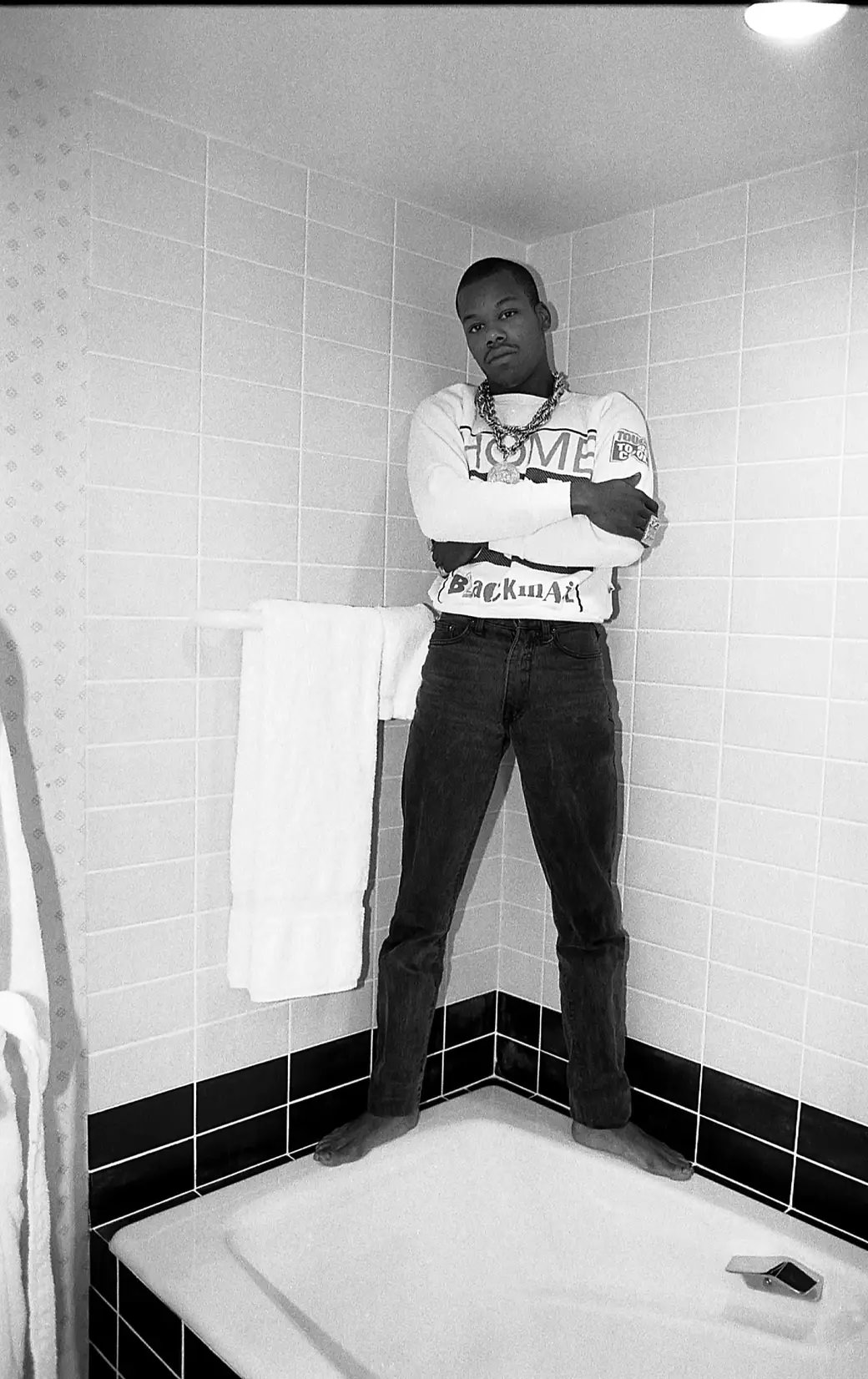 #6 Rapper Too Short poses for photos at Hotel 21 in Chicago in February 1989.