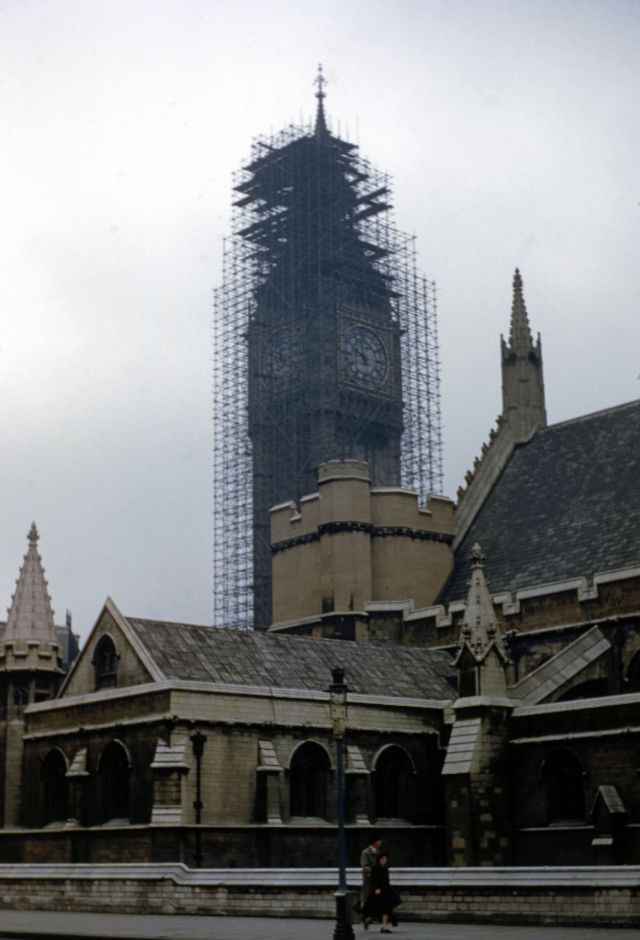 #24 St Stephen’s Tower (Big Ben) underwent extensive repairs, London
